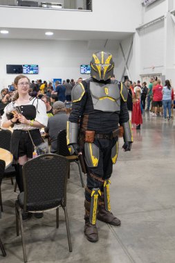 18 Mayıs 2024 'te Novi, Michigan' daki Suburban Collection Showplace 'de Motor City Comic Con