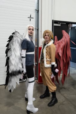 18 Mayıs 2024 'te Novi, Michigan' daki Suburban Collection Showplace 'de Motor City Comic Con