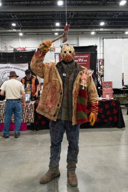 18 Mayıs 2024 'te Novi, Michigan' daki Suburban Collection Showplace 'de Motor City Comic Con