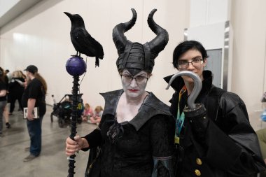 18 Mayıs 2024 'te Novi, Michigan' daki Suburban Collection Showplace 'de Motor City Comic Con