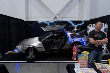 18 Mayıs 2024 'te Novi, Michigan' daki Suburban Collection Showplace 'de Motor City Comic Con