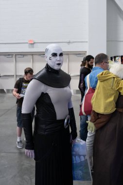 18 Mayıs 2024 'te Novi, Michigan' daki Suburban Collection Showplace 'de Motor City Comic Con