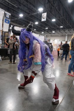 18 Mayıs 2024 'te Novi, Michigan' daki Suburban Collection Showplace 'de Motor City Comic Con