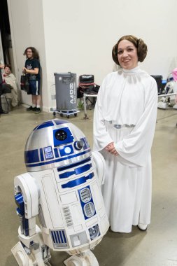 18 Mayıs 2024 'te Novi, Michigan' daki Suburban Collection Showplace 'de Motor City Comic Con