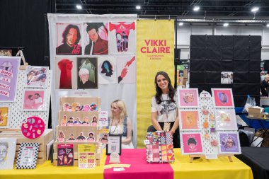 18 Mayıs 2024 'te Novi, Michigan' daki Suburban Collection Showplace 'de Motor City Comic Con