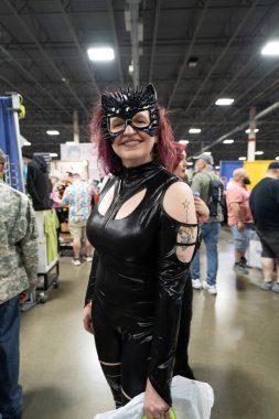 18 Mayıs 2024 'te Novi, Michigan' daki Suburban Collection Showplace 'de Motor City Comic Con