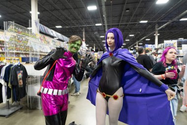 18 Mayıs 2024 'te Novi, Michigan' daki Suburban Collection Showplace 'de Motor City Comic Con