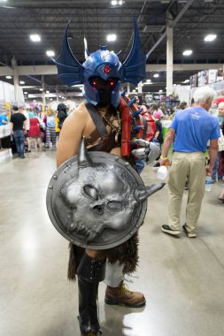 18 Mayıs 2024 'te Novi, Michigan' daki Suburban Collection Showplace 'de Motor City Comic Con