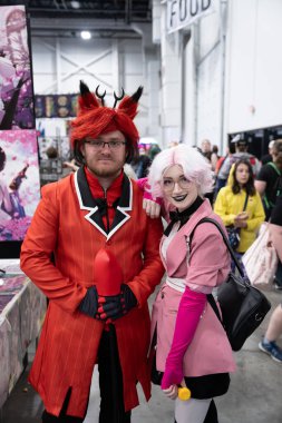 18 Mayıs 2024 'te Novi, Michigan' daki Suburban Collection Showplace 'de Motor City Comic Con