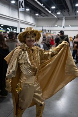 18 Mayıs 2024 'te Novi, Michigan' daki Suburban Collection Showplace 'de Motor City Comic Con