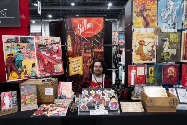 18 Mayıs 2024 'te Novi, Michigan' daki Suburban Collection Showplace 'de Motor City Comic Con