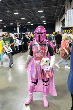 18 Mayıs 2024 'te Novi, Michigan' daki Suburban Collection Showplace 'de Motor City Comic Con