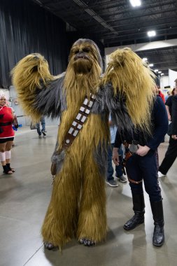 18 Mayıs 2024 'te Novi, Michigan' daki Suburban Collection Showplace 'de Motor City Comic Con