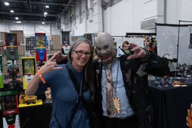 18 Mayıs 2024 'te Novi, Michigan' daki Suburban Collection Showplace 'de Motor City Comic Con