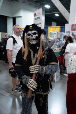 18 Mayıs 2024 'te Novi, Michigan' daki Suburban Collection Showplace 'de Motor City Comic Con