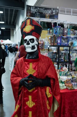 18 Mayıs 2024 'te Novi, Michigan' daki Suburban Collection Showplace 'de Motor City Comic Con