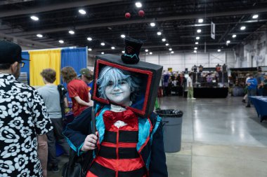 18 Mayıs 2024 'te Novi, Michigan' daki Suburban Collection Showplace 'de Motor City Comic Con