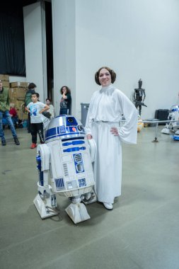 18 Mayıs 2024 'te Novi, Michigan' daki Suburban Collection Showplace 'de Motor City Comic Con