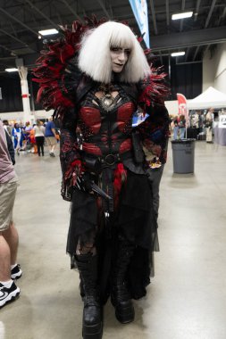 18 Mayıs 2024 'te Novi, Michigan' daki Suburban Collection Showplace 'de Motor City Comic Con