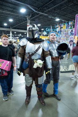 18 Mayıs 2024 'te Novi, Michigan' daki Suburban Collection Showplace 'de Motor City Comic Con