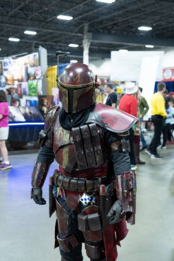 18 Mayıs 2024 'te Novi, Michigan' daki Suburban Collection Showplace 'de Motor City Comic Con