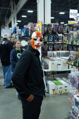 18 Mayıs 2024 'te Novi, Michigan' daki Suburban Collection Showplace 'de Motor City Comic Con