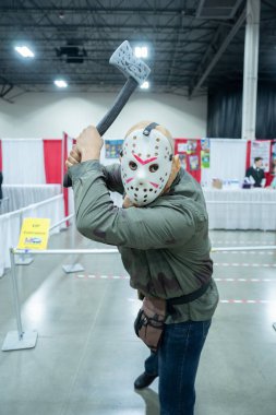 18 Mayıs 2024 'te Novi, Michigan' daki Suburban Collection Showplace 'de Motor City Comic Con