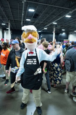 18 Mayıs 2024 'te Novi, Michigan' daki Suburban Collection Showplace 'de Motor City Comic Con