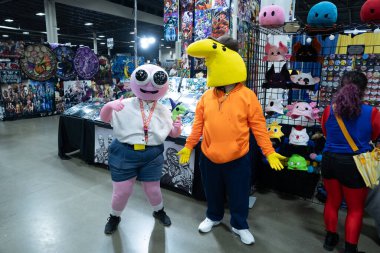 18 Mayıs 2024 'te Novi, Michigan' daki Suburban Collection Showplace 'de Motor City Comic Con