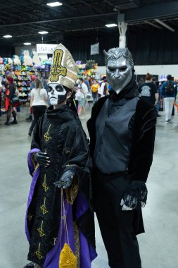 18 Mayıs 2024 'te Novi, Michigan' daki Suburban Collection Showplace 'de Motor City Comic Con