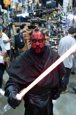 18 Mayıs 2024 'te Novi, Michigan' daki Suburban Collection Showplace 'de Motor City Comic Con