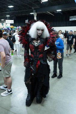 18 Mayıs 2024 'te Novi, Michigan' daki Suburban Collection Showplace 'de Motor City Comic Con