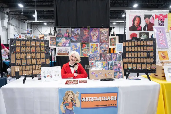 stock image 2024 Motor City Comic Con at the Suburban Collection Showplace in Novi, Michigan on May 18th, 2024