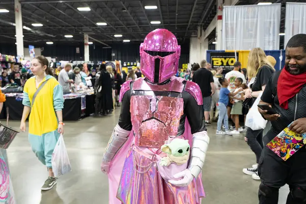 stock image 2024 Motor City Comic Con at the Suburban Collection Showplace in Novi, Michigan on May 18th, 2024