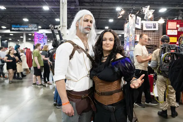 stock image 2024 Motor City Comic Con at the Suburban Collection Showplace in Novi, Michigan on May 18th, 2024