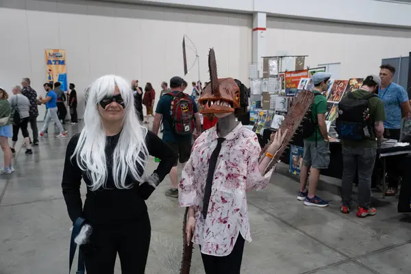 18 Mayıs 2024 'te Novi, Michigan' daki Suburban Collection Showplace 'de Motor City Comic Con