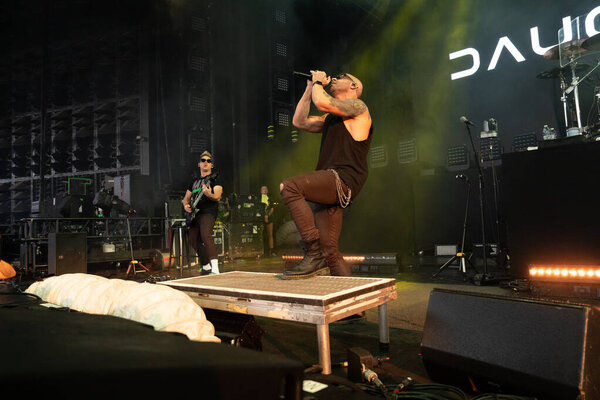 Daughtry performing live as guest for Staind and Breaking Benjamin at Pine Knob in Clarkston, Michigan on 9-11-2024