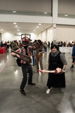 9 Kasım 2024 'te Novi, Michigan' da Suburban Collection Showplace 'de Motor City Comic Con