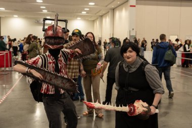 9 Kasım 2024 'te Novi, Michigan' da Suburban Collection Showplace 'de Motor City Comic Con