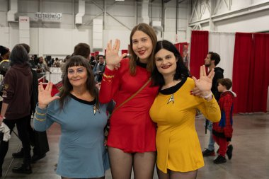 9 Kasım 2024 'te Novi, Michigan' da Suburban Collection Showplace 'de Motor City Comic Con