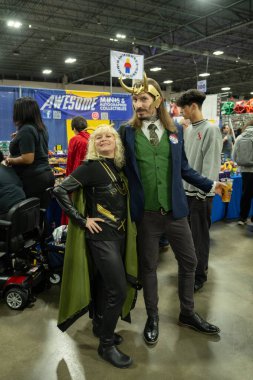 9 Kasım 2024 'te Novi, Michigan' da Suburban Collection Showplace 'de Motor City Comic Con