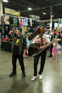 9 Kasım 2024 'te Novi, Michigan' da Suburban Collection Showplace 'de Motor City Comic Con