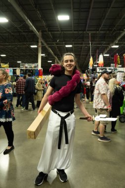 9 Kasım 2024 'te Novi, Michigan' da Suburban Collection Showplace 'de Motor City Comic Con