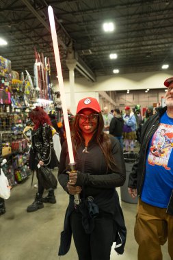 9 Kasım 2024 'te Novi, Michigan' da Suburban Collection Showplace 'de Motor City Comic Con