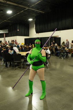 9 Kasım 2024 'te Novi, Michigan' da Suburban Collection Showplace 'de Motor City Comic Con