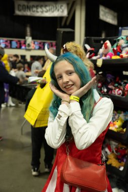 9 Kasım 2024 'te Novi, Michigan' da Suburban Collection Showplace 'de Motor City Comic Con