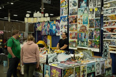 9 Kasım 2024 'te Novi, Michigan' da Suburban Collection Showplace 'de Motor City Comic Con