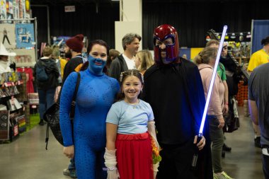 9 Kasım 2024 'te Novi, Michigan' da Suburban Collection Showplace 'de Motor City Comic Con