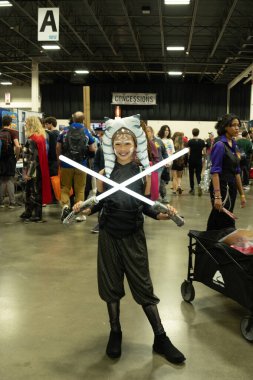 9 Kasım 2024 'te Novi, Michigan' da Suburban Collection Showplace 'de Motor City Comic Con