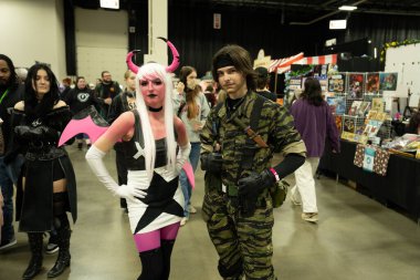 9 Kasım 2024 'te Novi, Michigan' da Suburban Collection Showplace 'de Motor City Comic Con